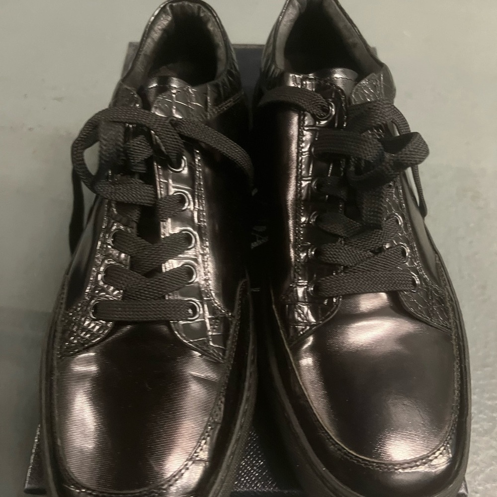 Alejandro Ingelmo Shiny Black Sneakers